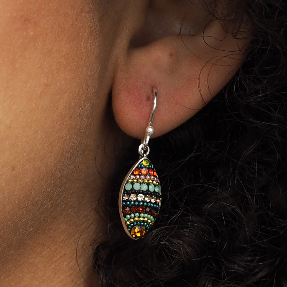 Allegra Vintage Dream Leaf Drop Earrings