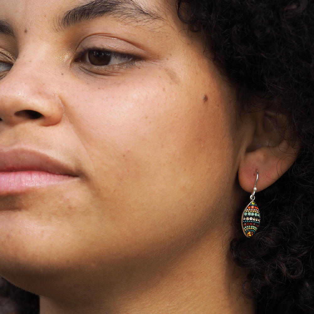 Allegra Vintage Dream Leaf Drop Earrings