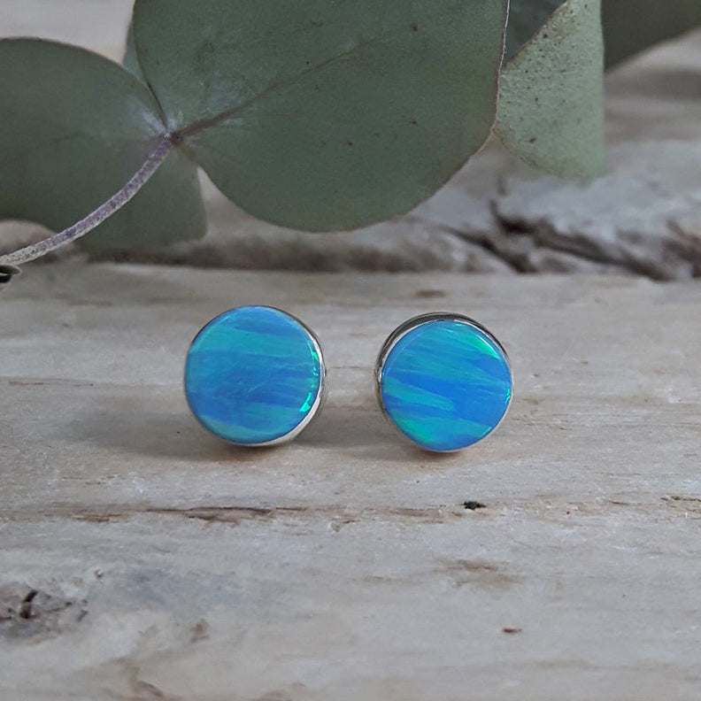 Flinder Turquoise Dotty Stud Earrings
