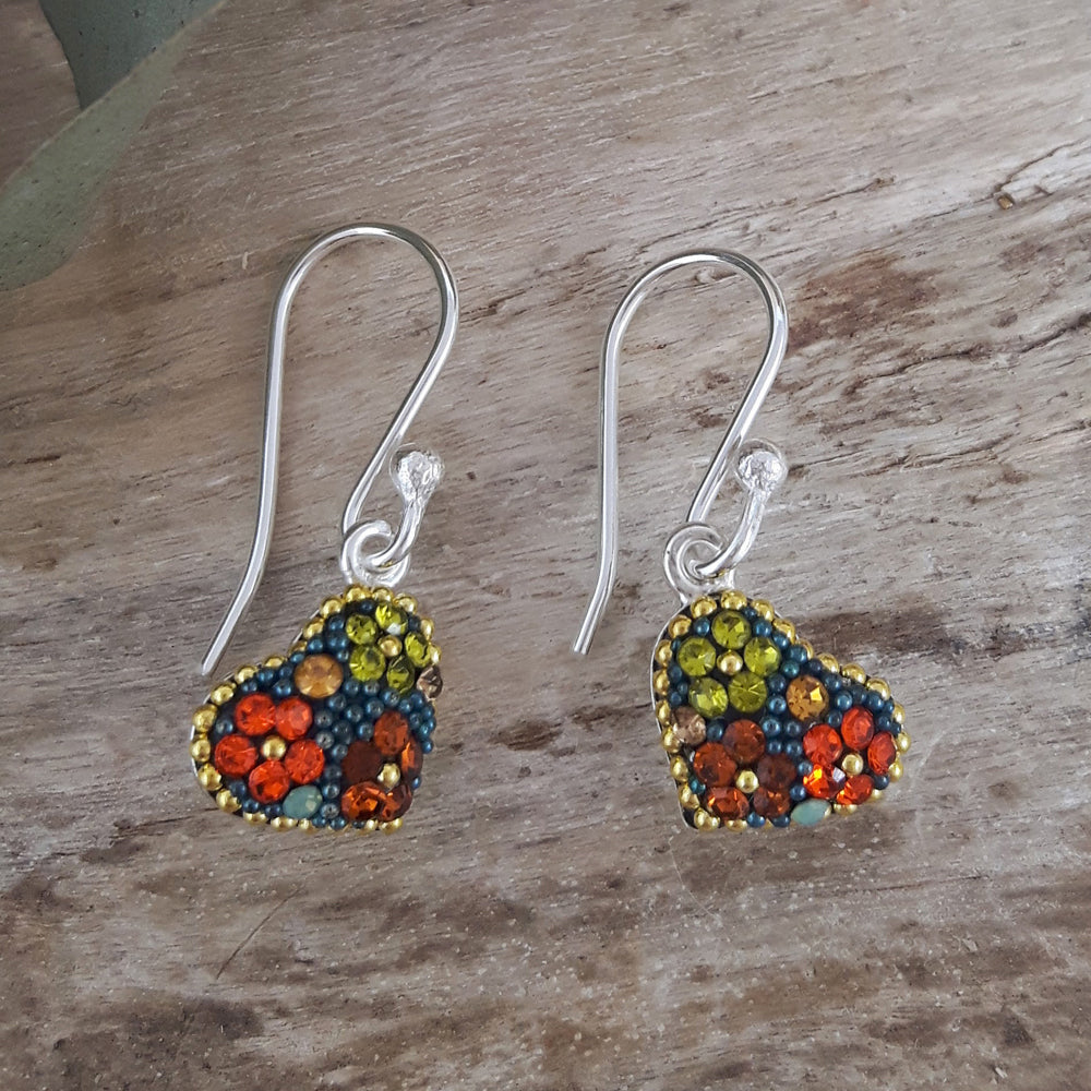 Allegra Vintage Dream Heart Drop Earrings