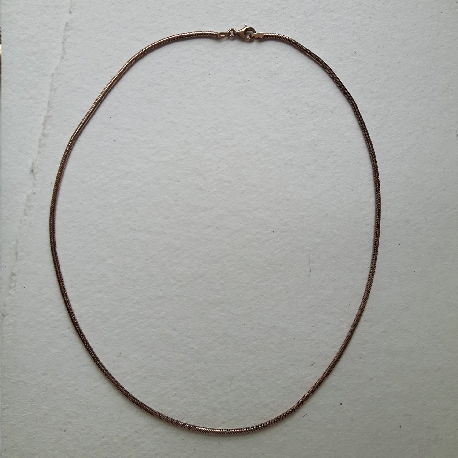 PERFECTLY IMPERFECT Tonda Rose Gold 200 45cm Chain