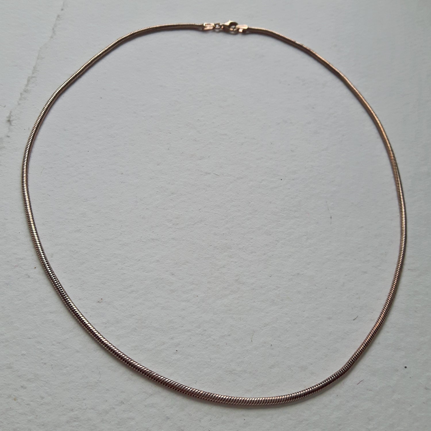PERFECTLY IMPERFECT Tonda Rose Gold 200 45cm Chain