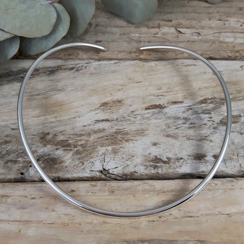 Selma 4mm Sterling Silver Choker
