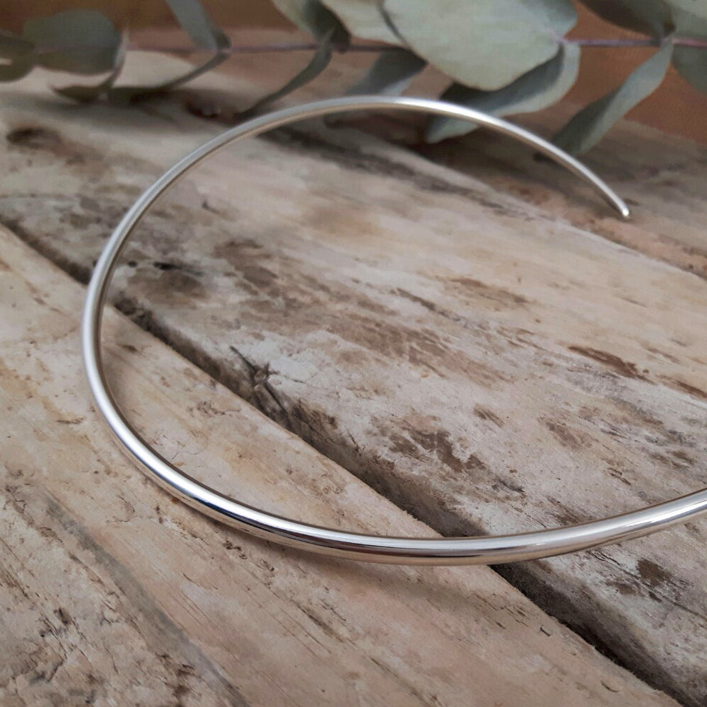 Selma 4mm Sterling Silver Choker
