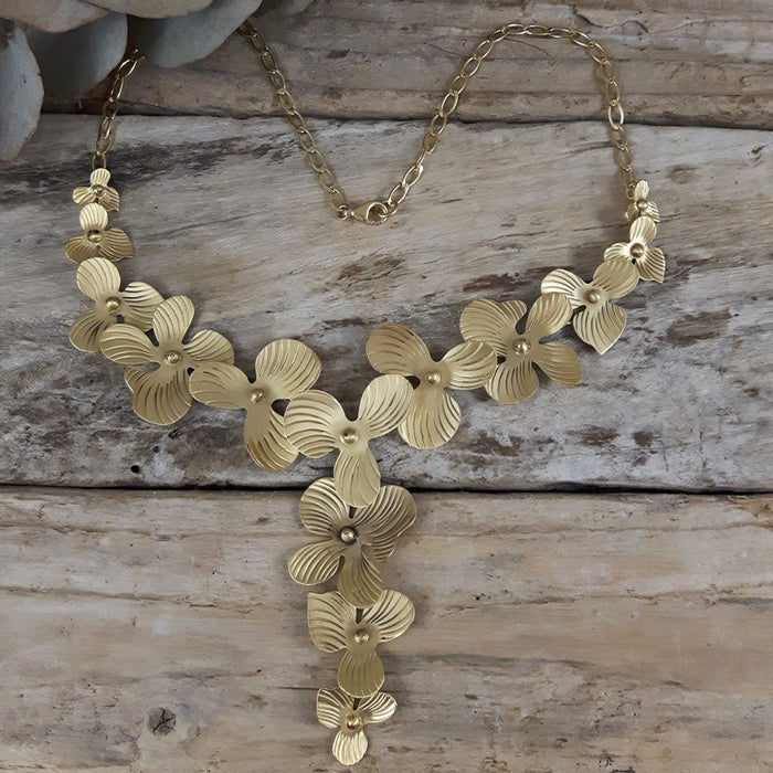 Viola Gold Necklace