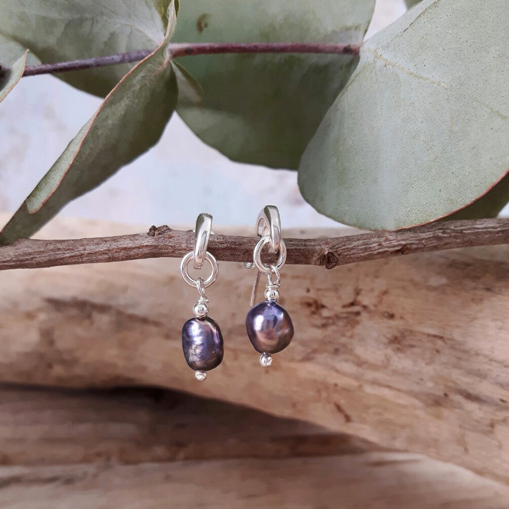 Ella Iridescent Pearl Earrings