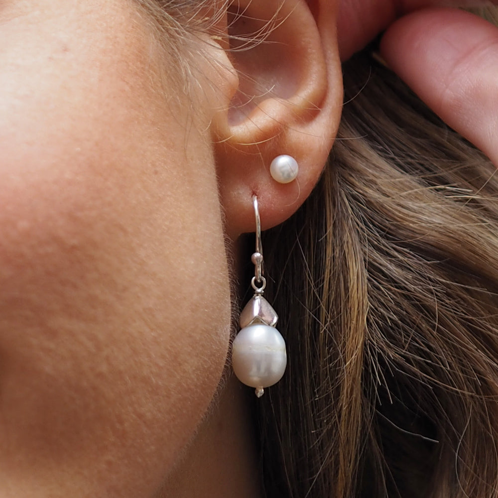 Lilith Pearl Drop Earrings