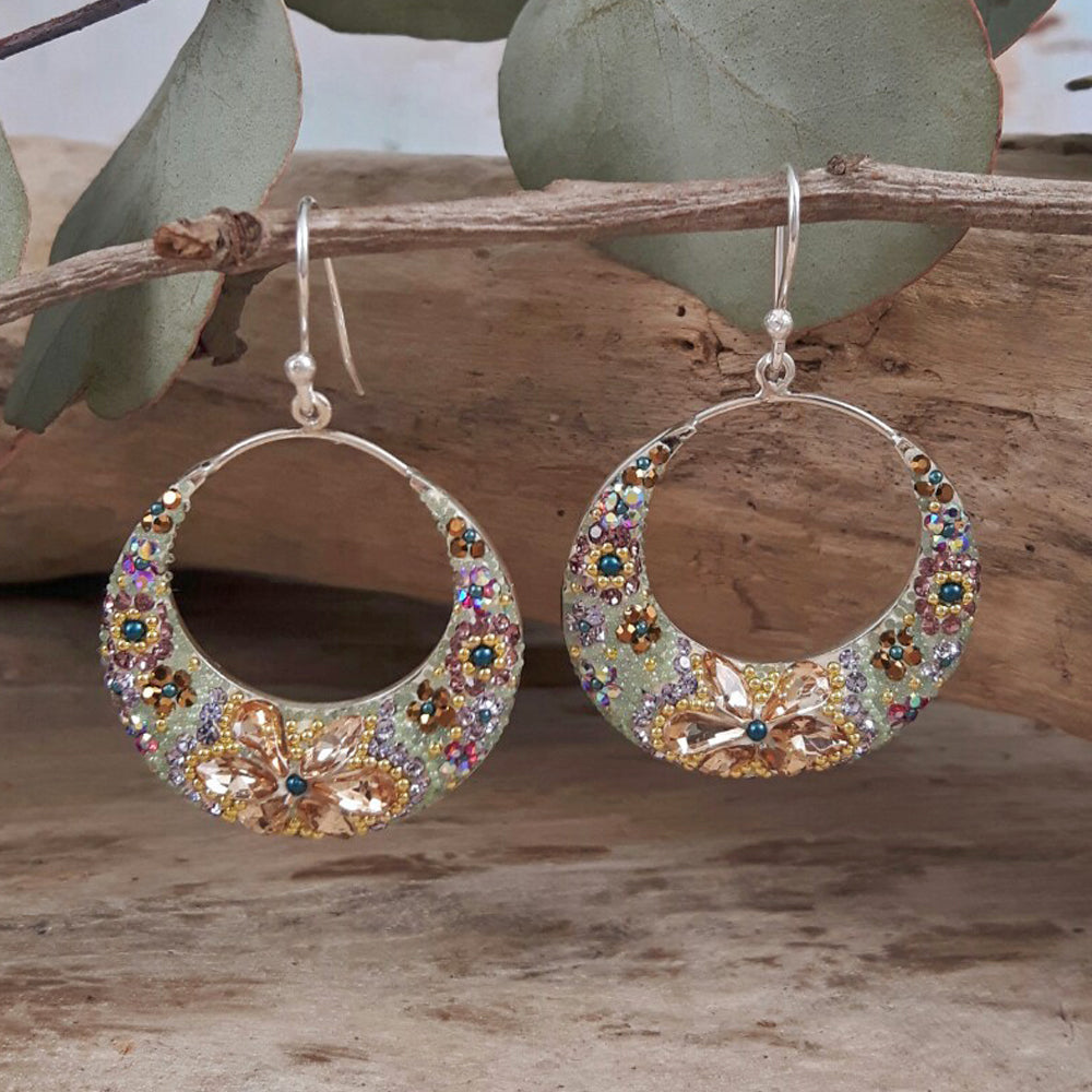 Allegra Antique Boho Hoop Earrings