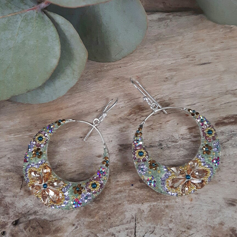 Allegra Antique Boho Hoop Earrings