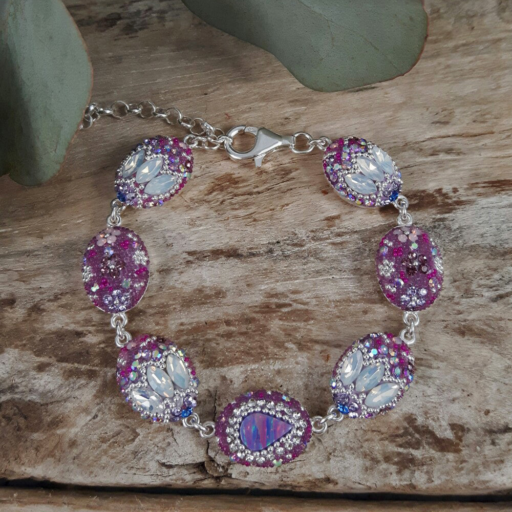 Lilac Dream Statement Bracelet | Allegra Lilac Dream