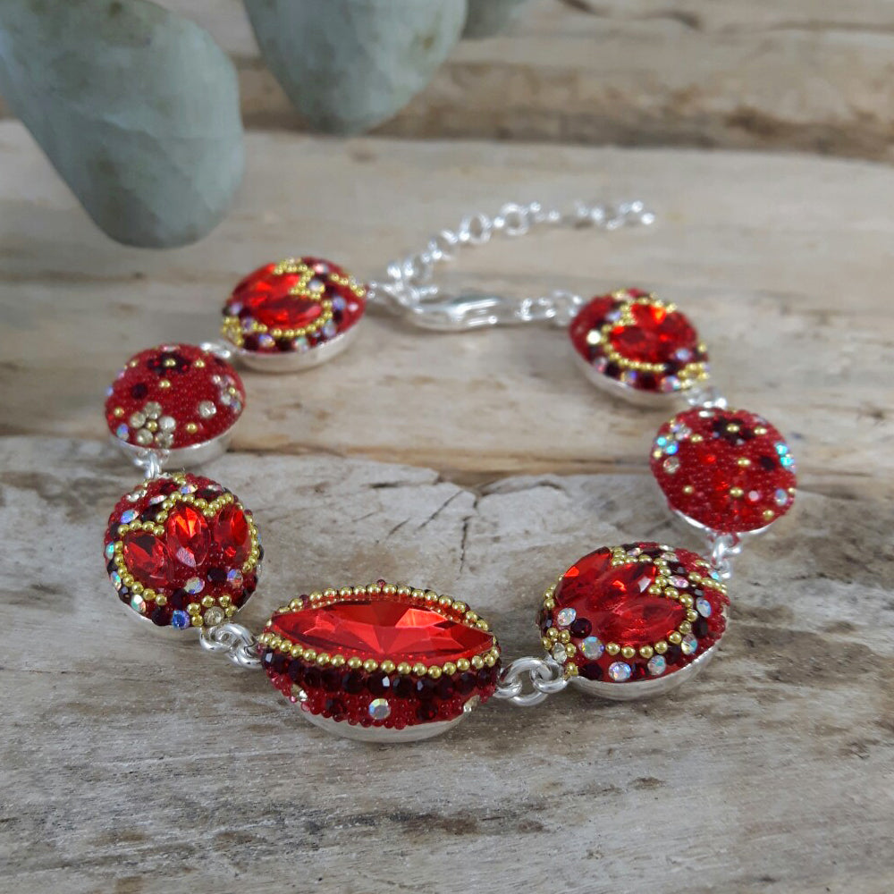 Allegra Red Bracelet