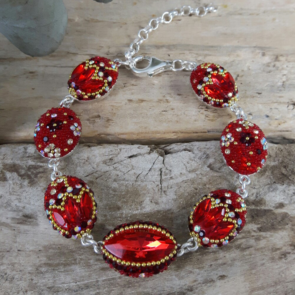 Allegra Red Bracelet