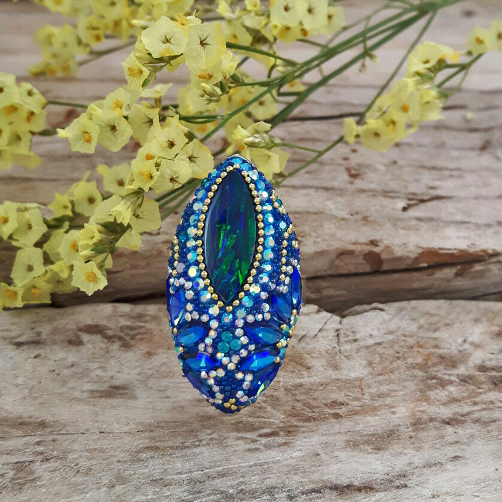 Allegra Sapphire Dream Adjustable Ring