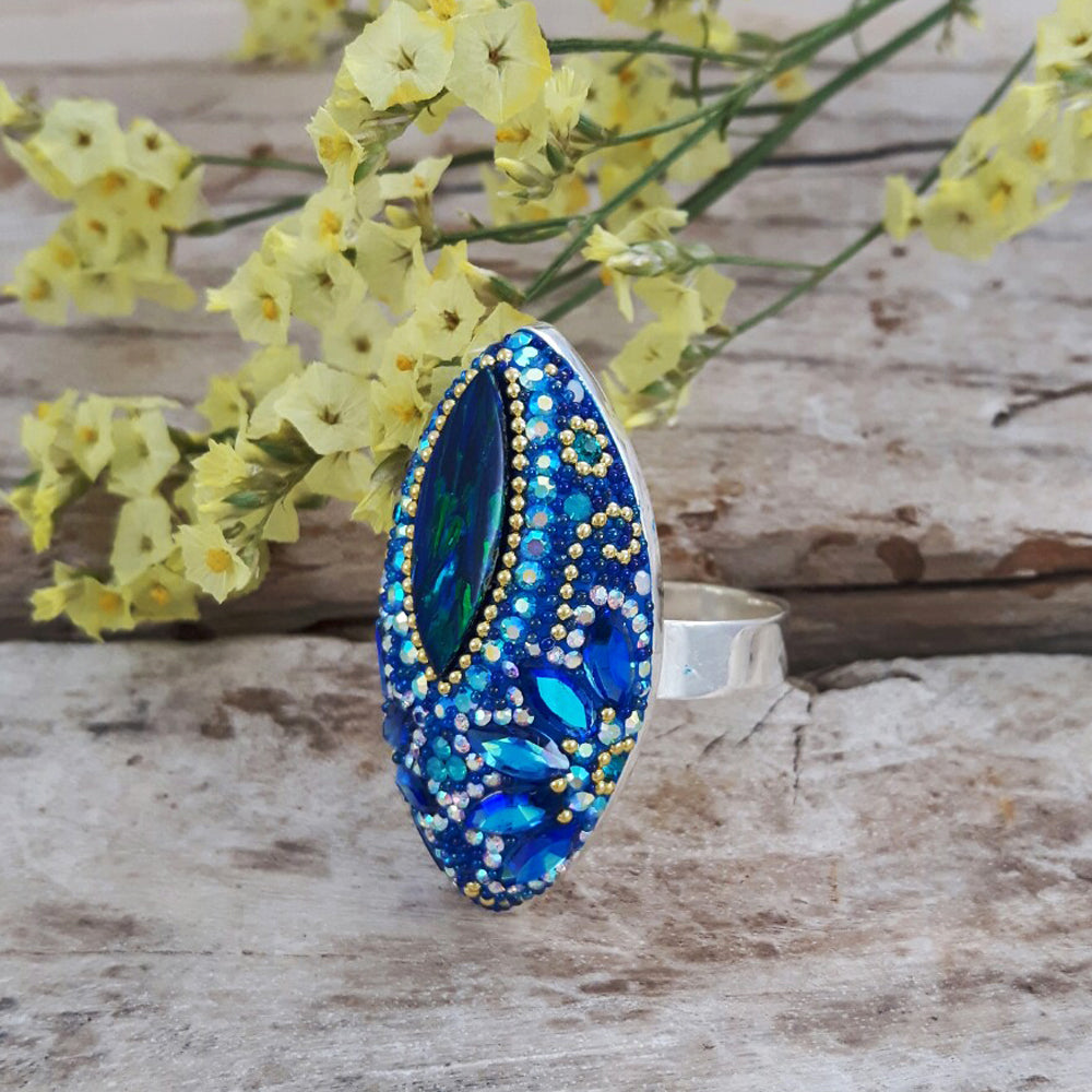 Allegra Sapphire Dream Adjustable Ring