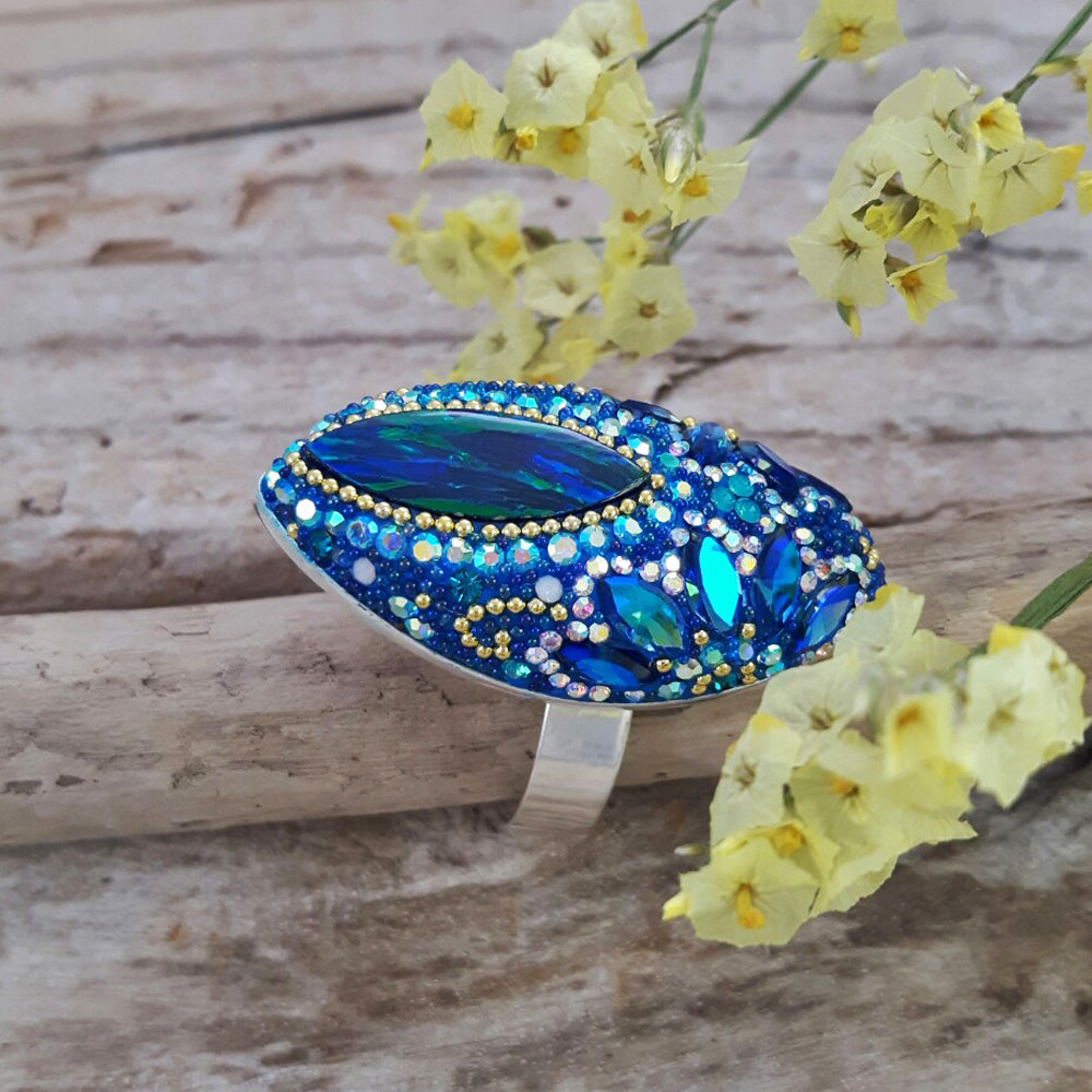 Allegra Sapphire Dream Adjustable Ring