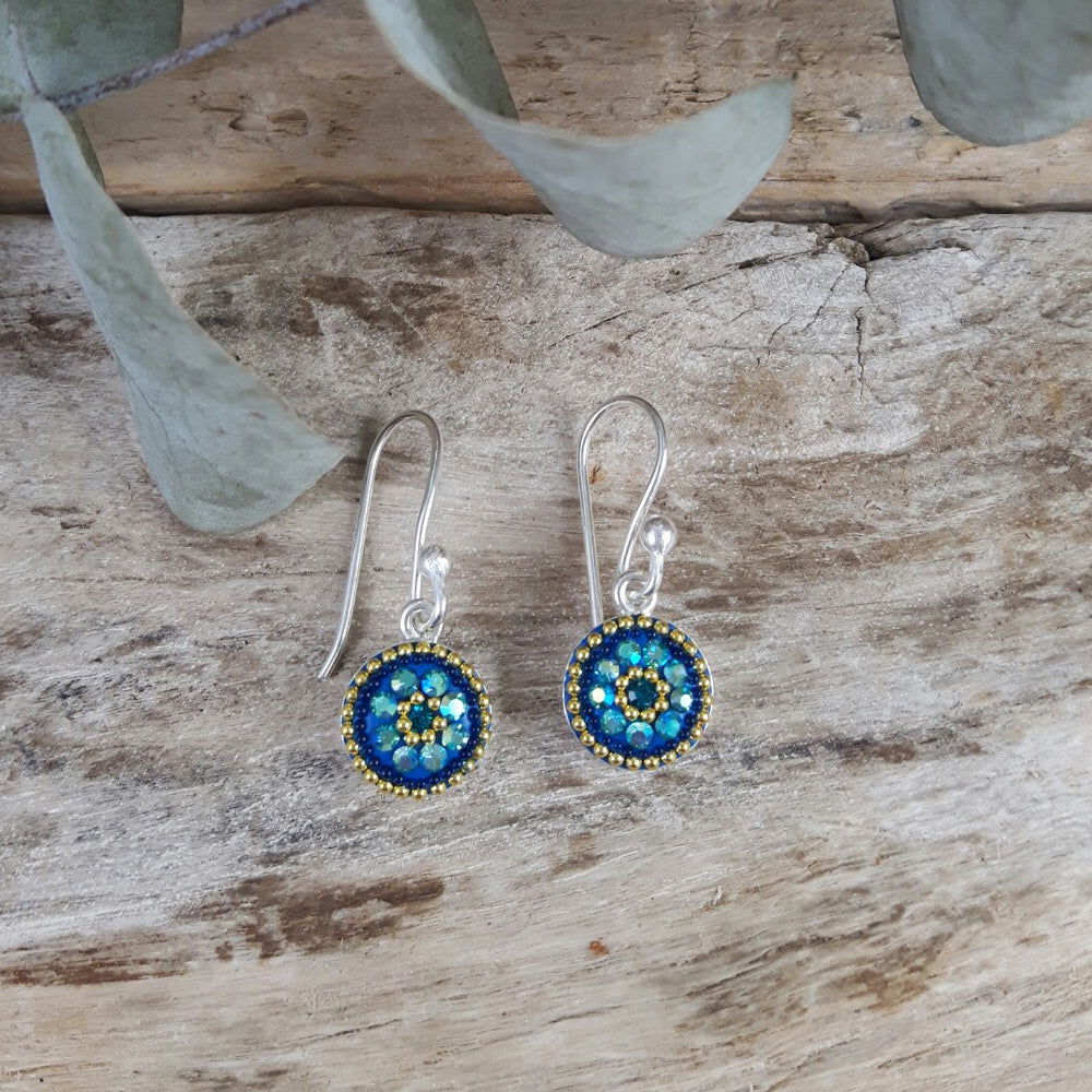Allegra Sapphire Dream Round Drop Earring