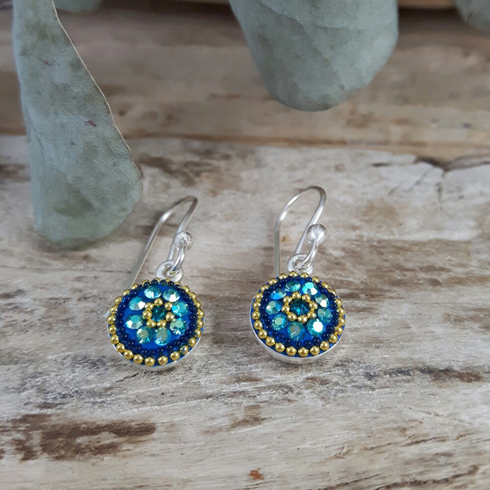 Allegra Sapphire Dream Round Drop Earring