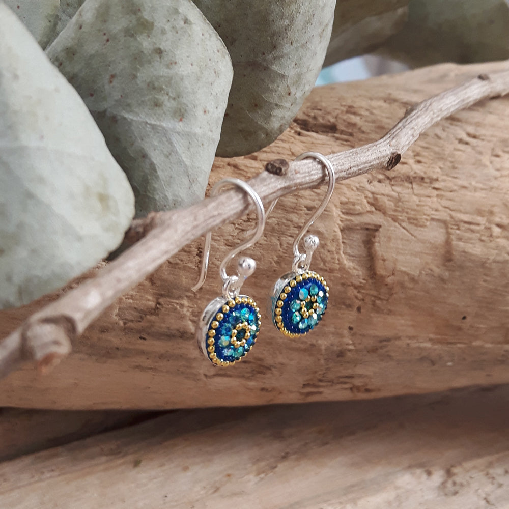 Allegra Sapphire Dream Round Drop Earring