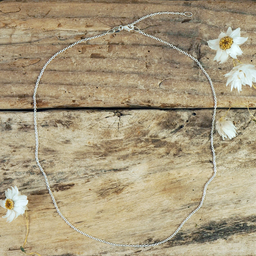 Anchor 40-45cm sterling silver chain (Small Pendants Only)