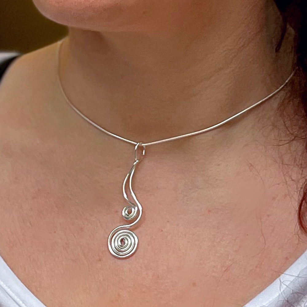 Helix Drop Pendant