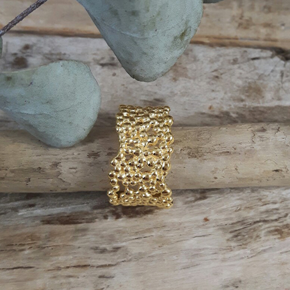 Bubble Gold Ring