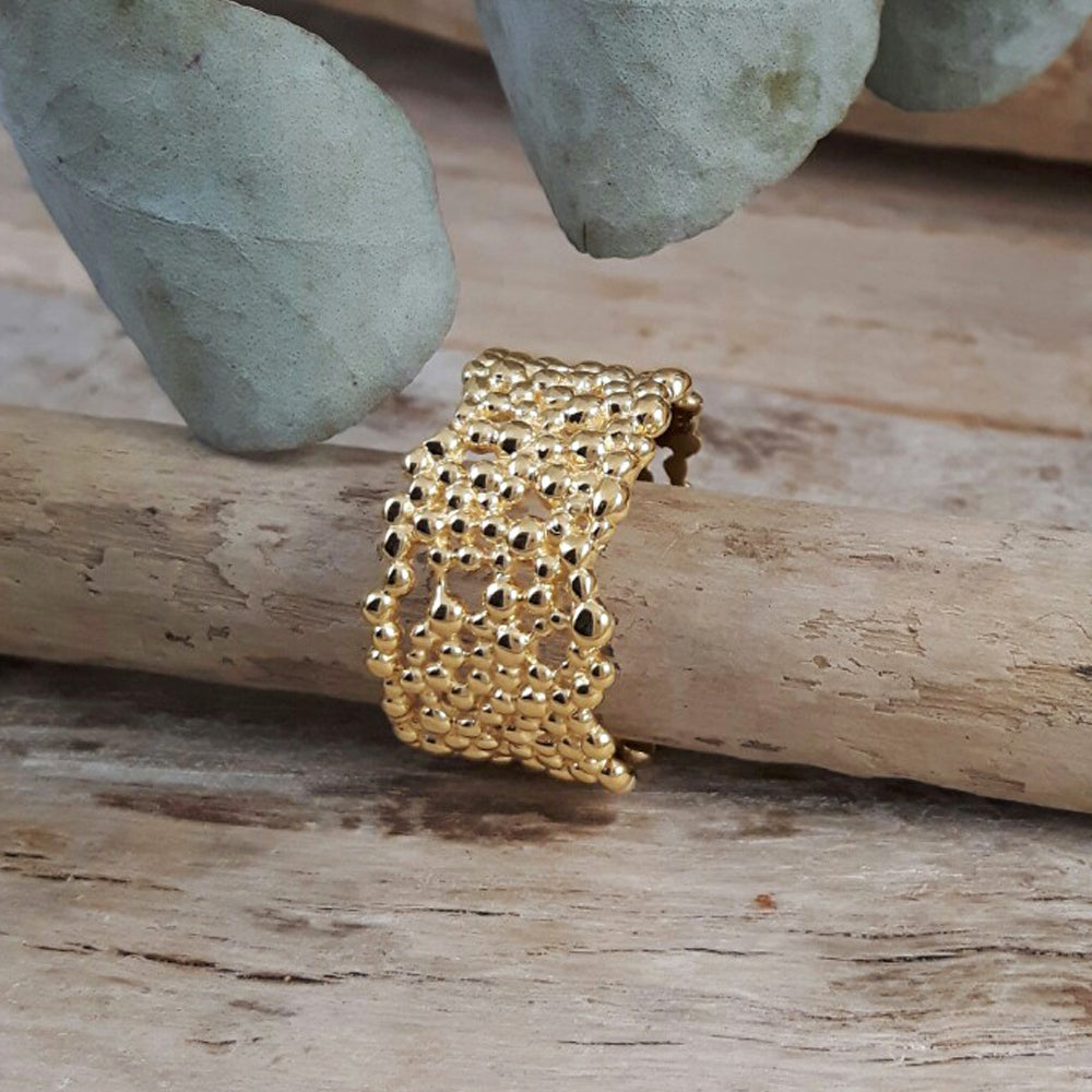 Bubble Gold Ring