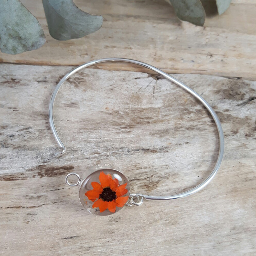 Flores Dahlia Round Bangle