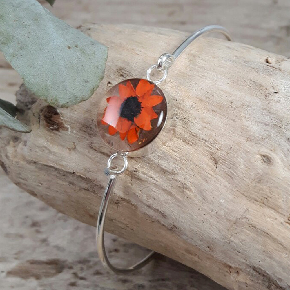 Flores Dahlia Round Bangle