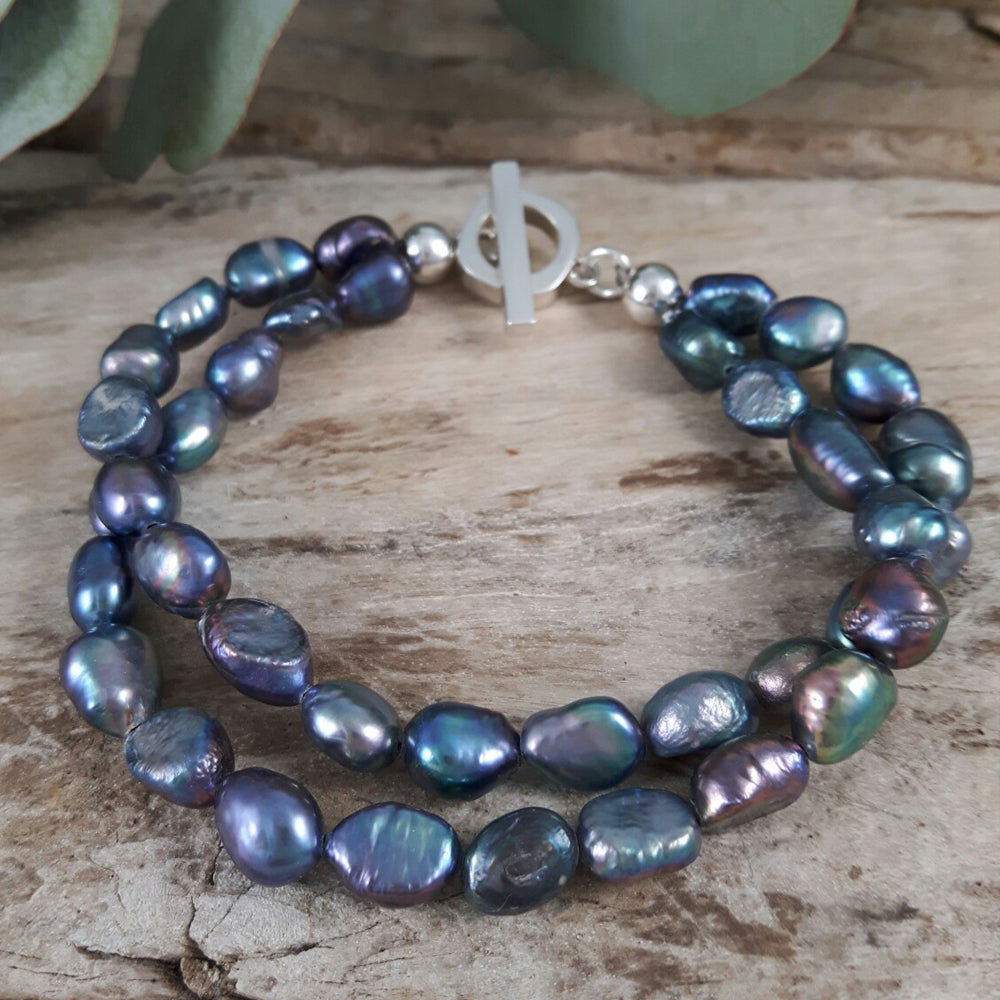 Ella Iridescent Pearl Bracelet