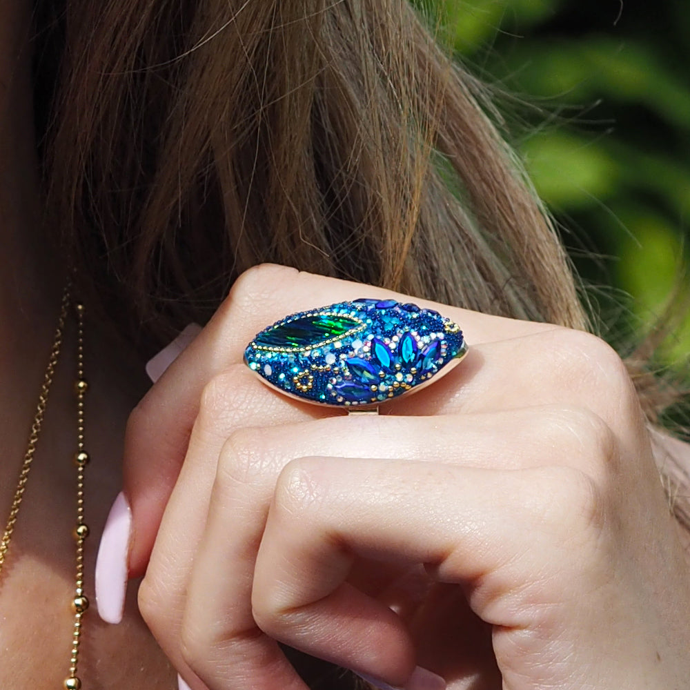 Allegra Sapphire Dream Adjustable Ring