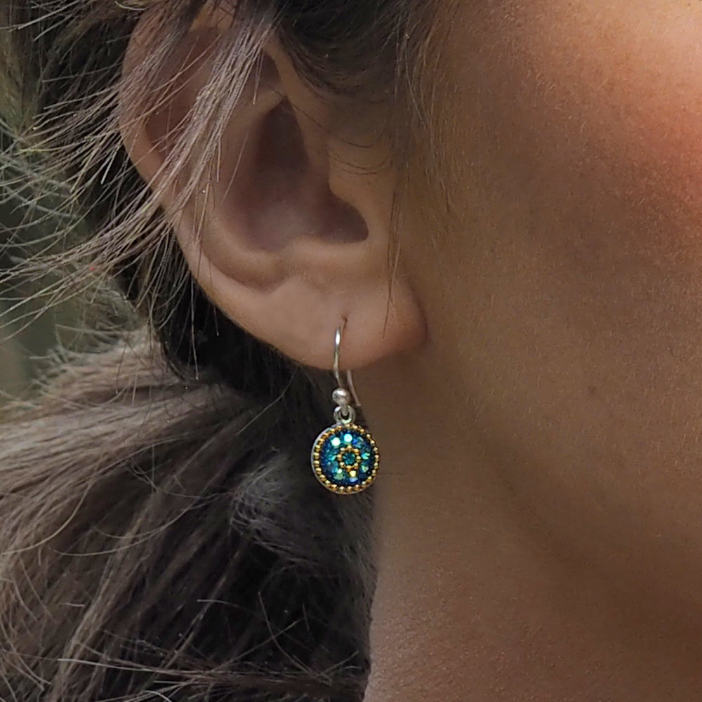Allegra Sapphire Dream Round Drop Earring