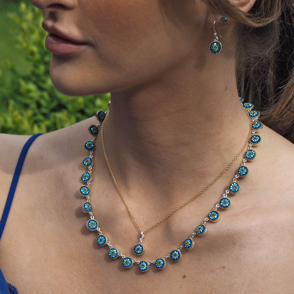 Allegra Sapphire Dream Rd Mini Pendant