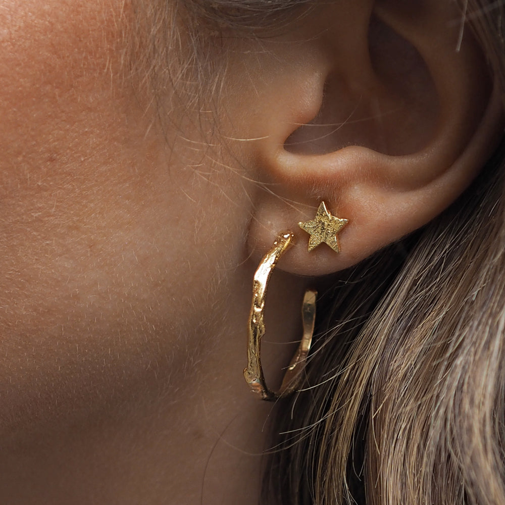Foresta Yve Gold Hoop Earrings