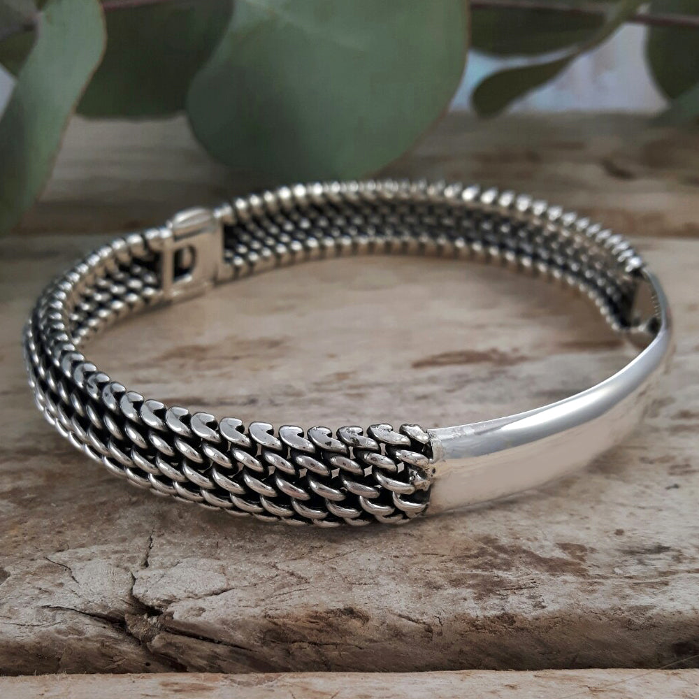 Figaro Identity 22cm Clasp Bracelet