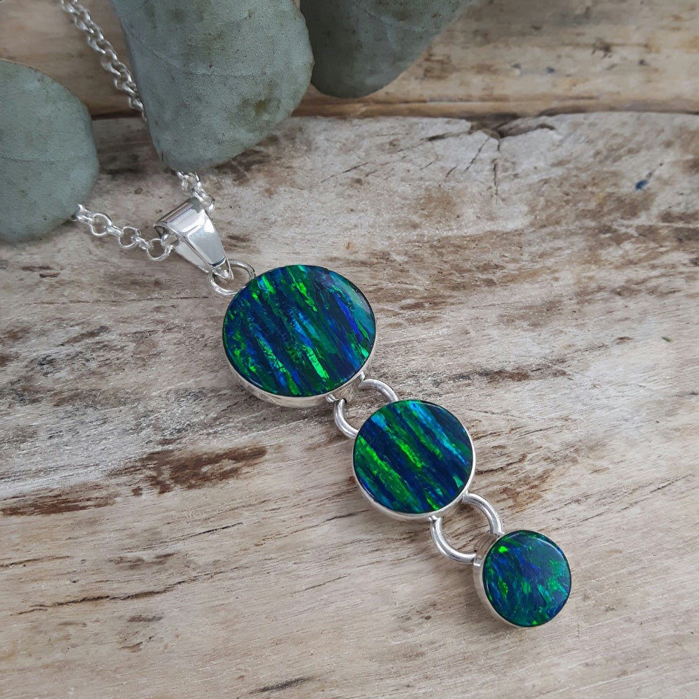 Flinder Emerald Dotty Pendant