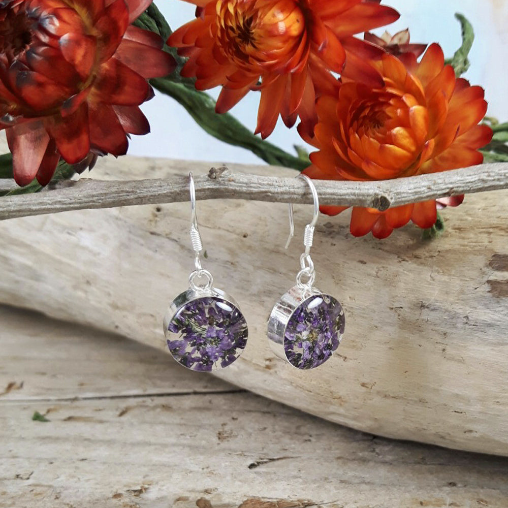 Flores Heather Round Drop Earrings