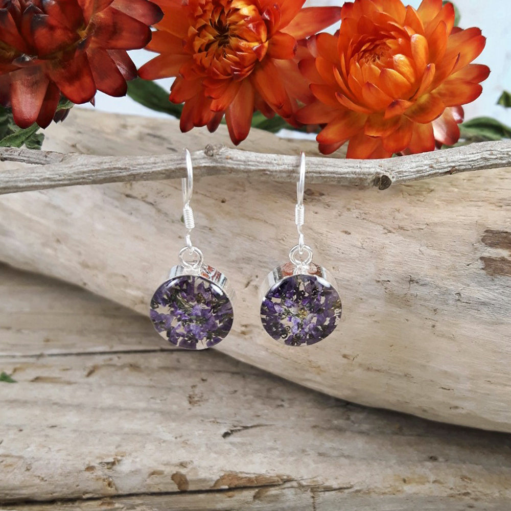 Flores Heather Round Drop Earrings