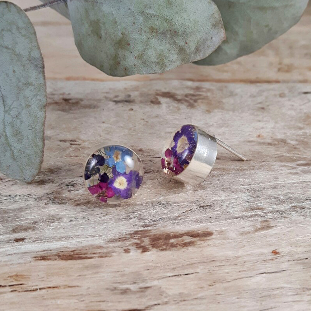 Flores Multi Round Stud Earrings