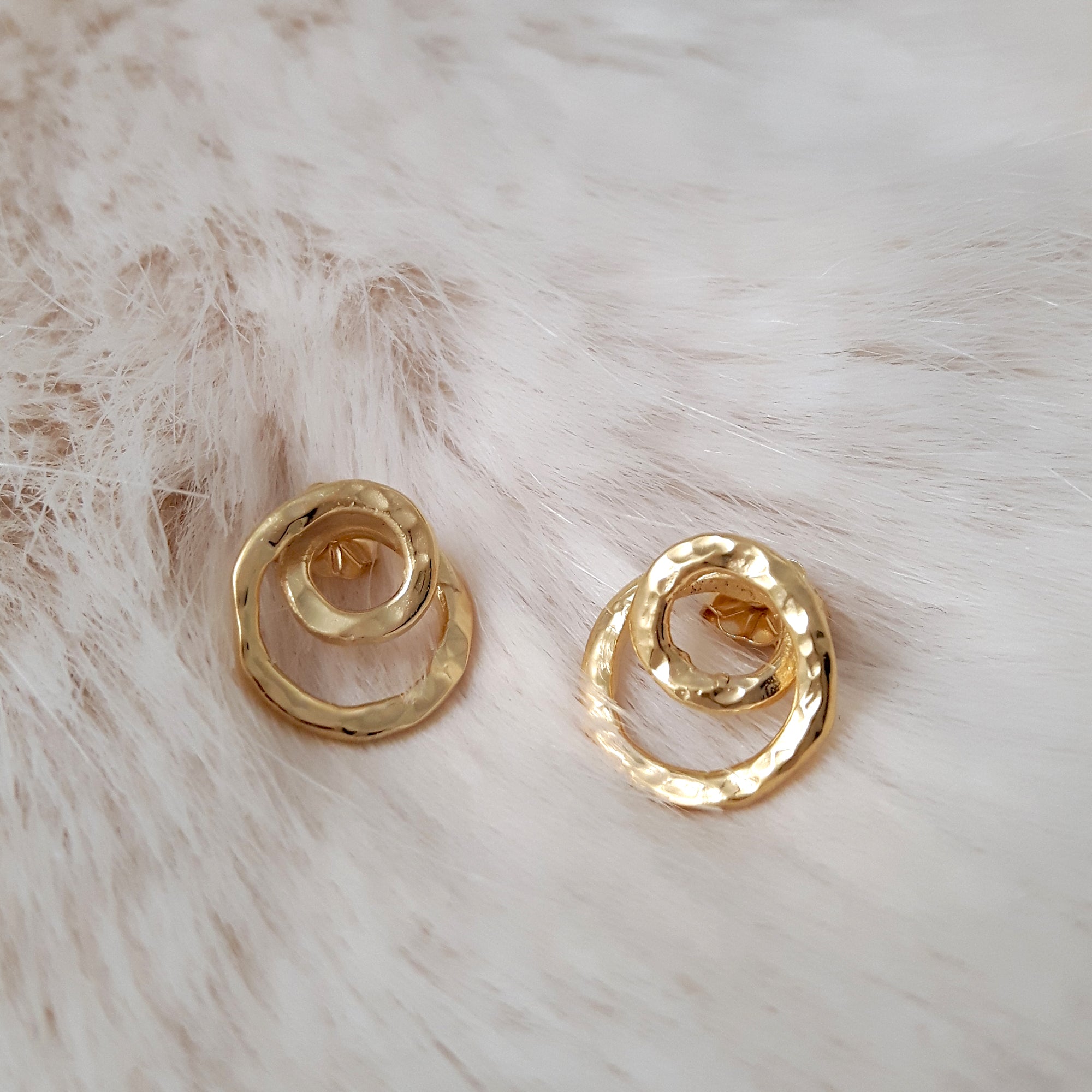Foresta Caracol Gold Stud Earrings