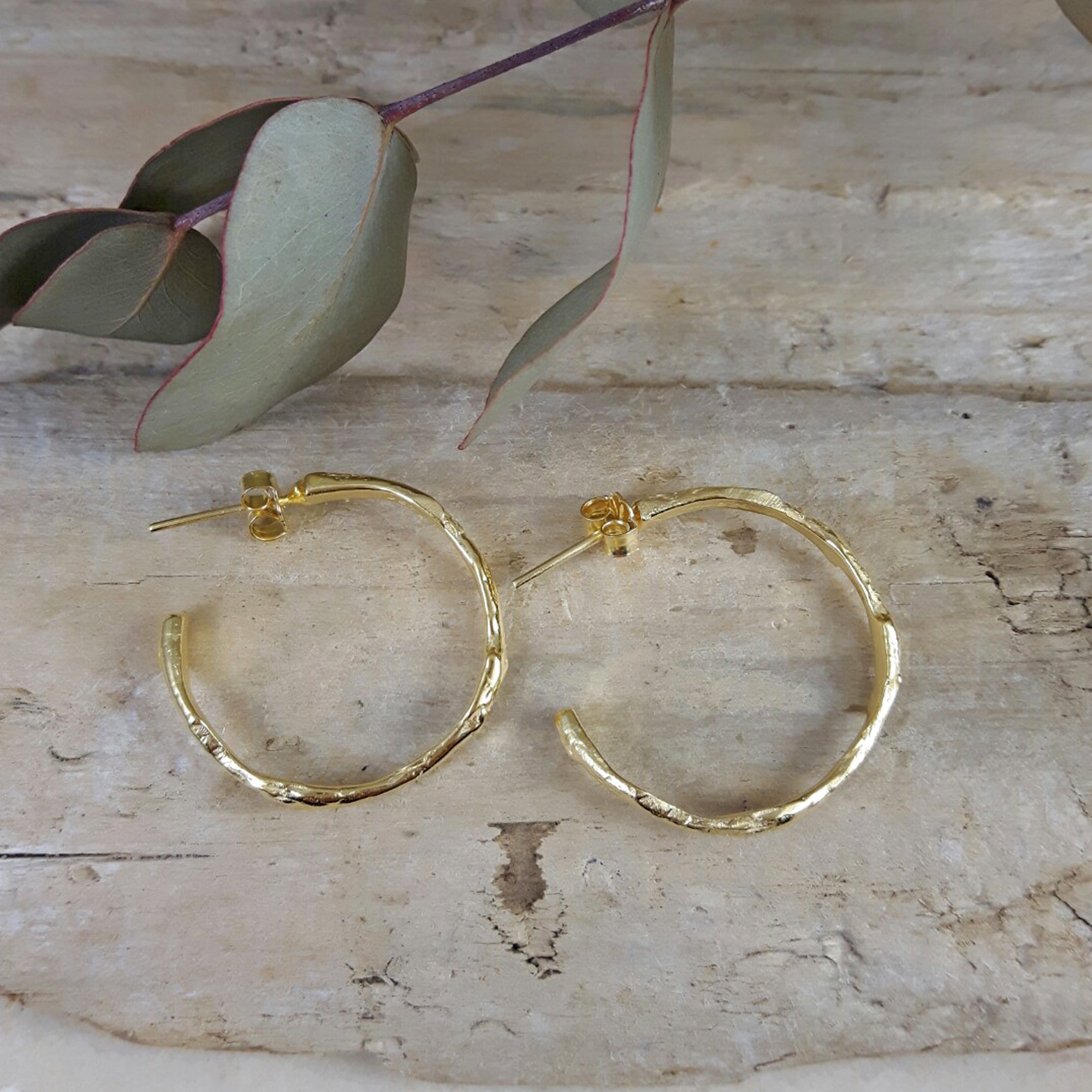 Foresta Yve Gold Hoop Earrings