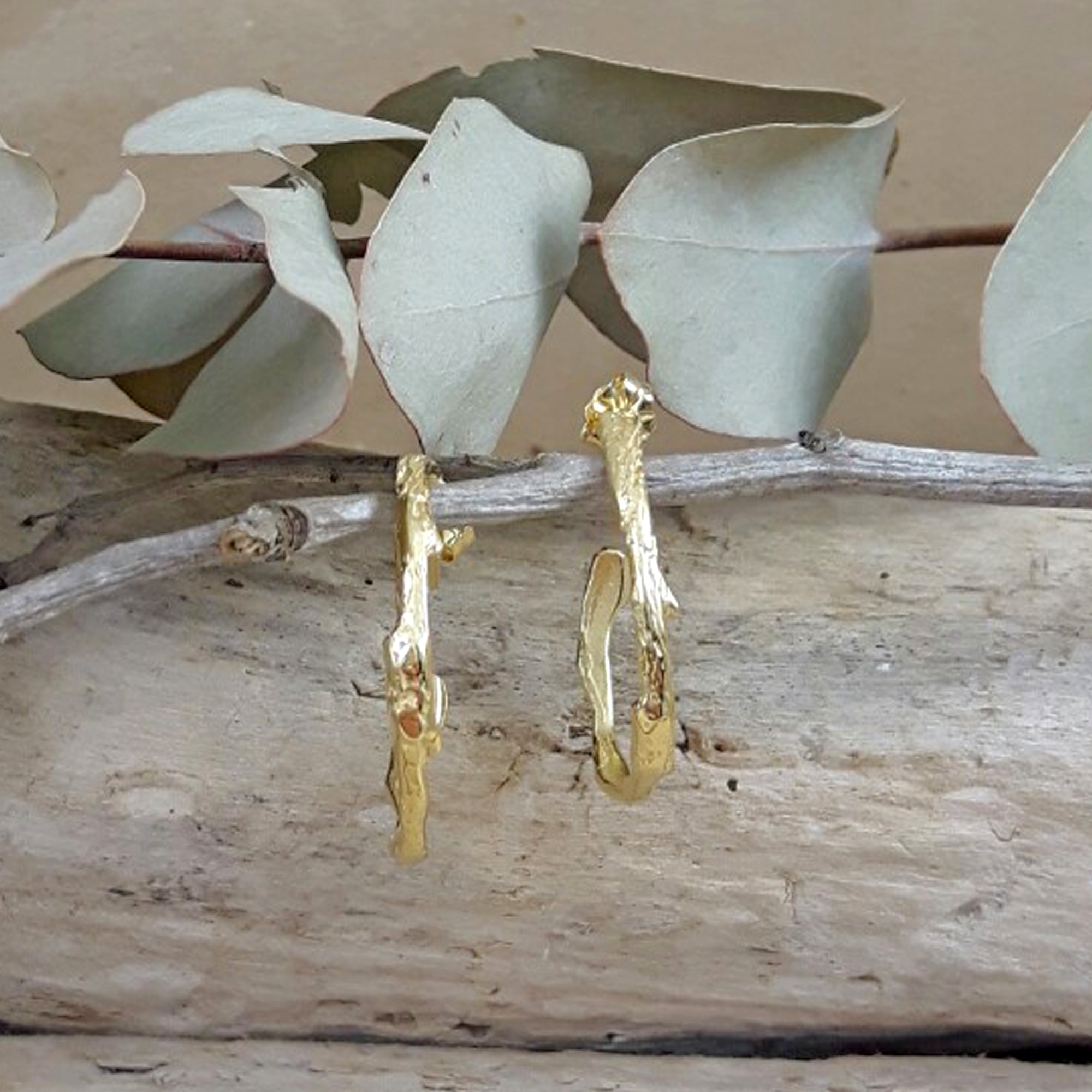Foresta Yve Gold Hoop Earrings