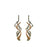 Duo Hazel Silver/Copper Stud Earrings