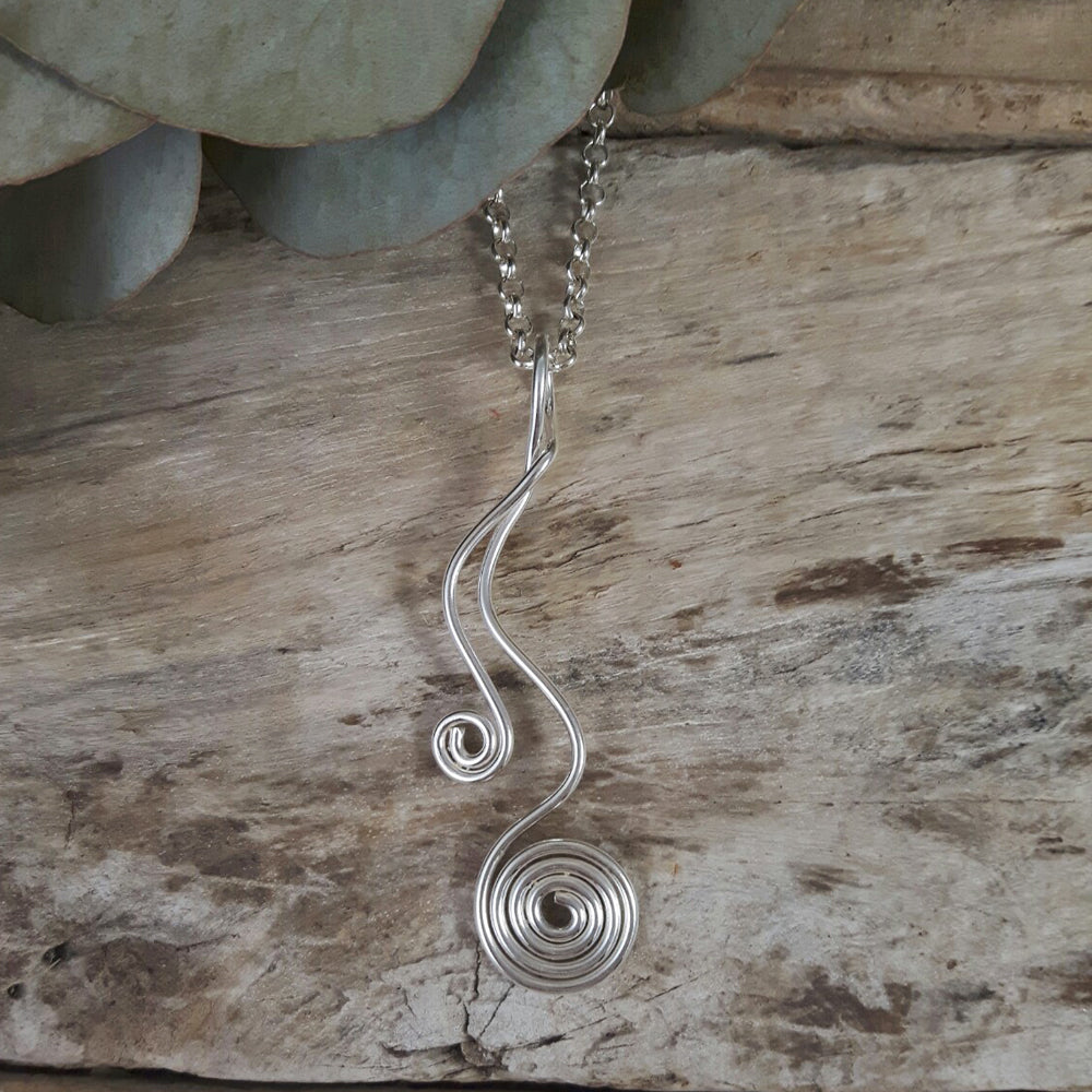 Helix Drop Pendant