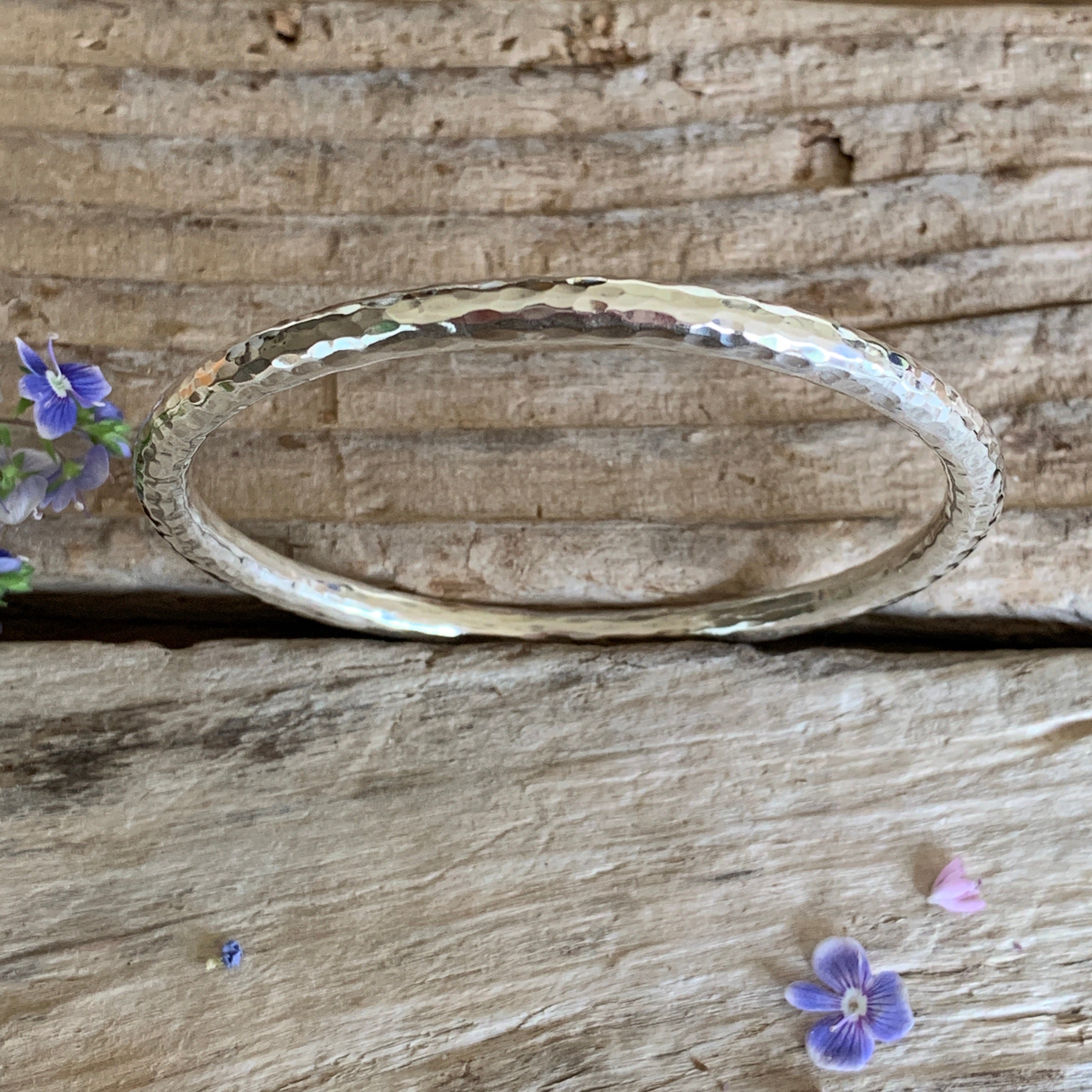 Amazonia Hammered Bangle