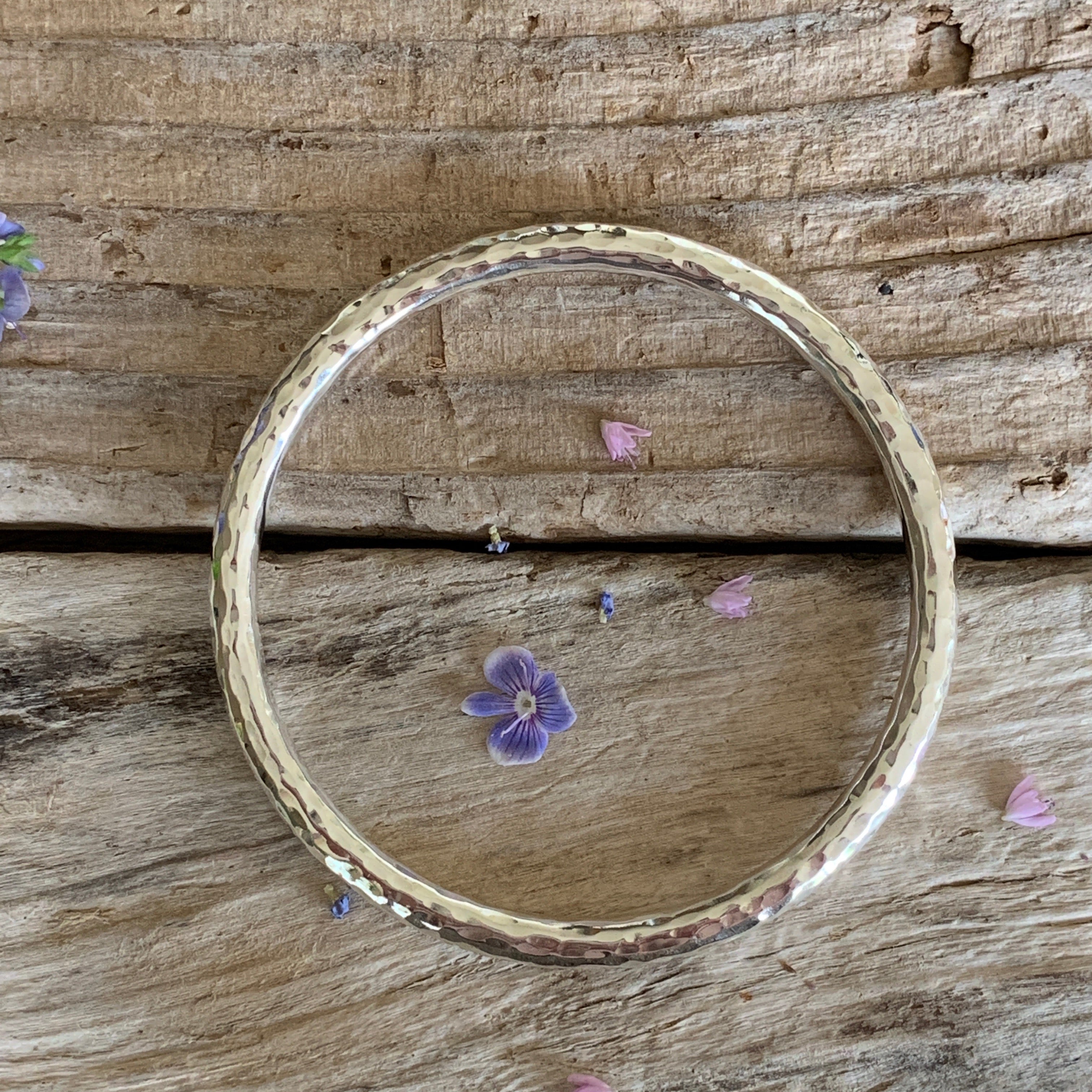 Amazonia Hammered Bangle