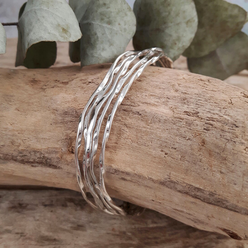 Lattice Cuff Handcrafted in Sterling Silver