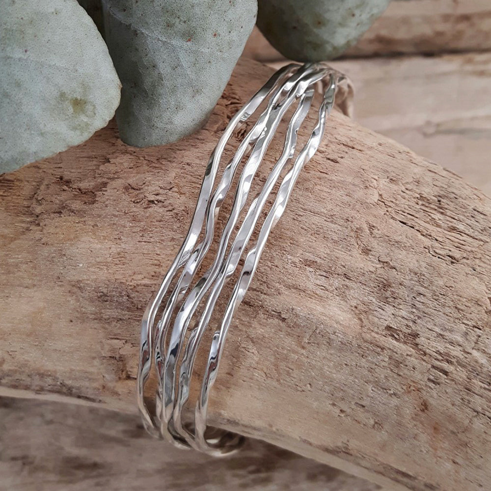 Lattice Cuff Handcrafted in Sterling Silver