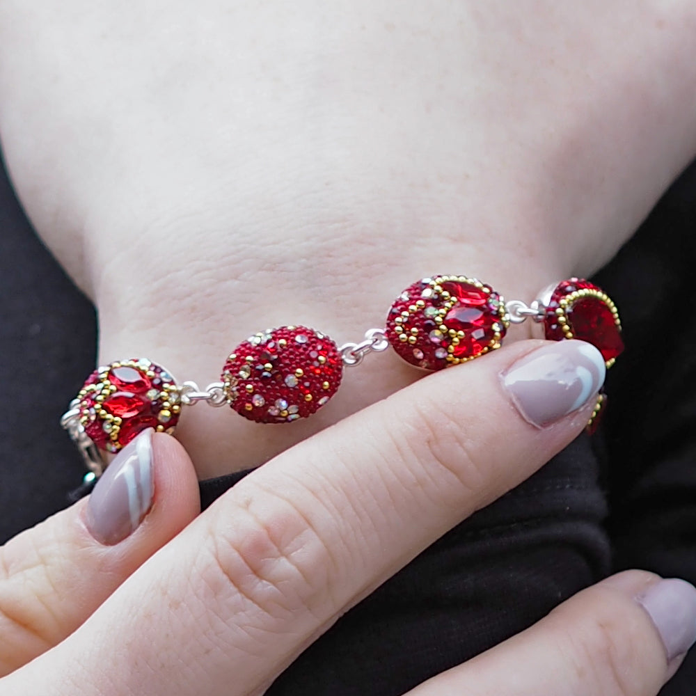 Allegra Red Bracelet