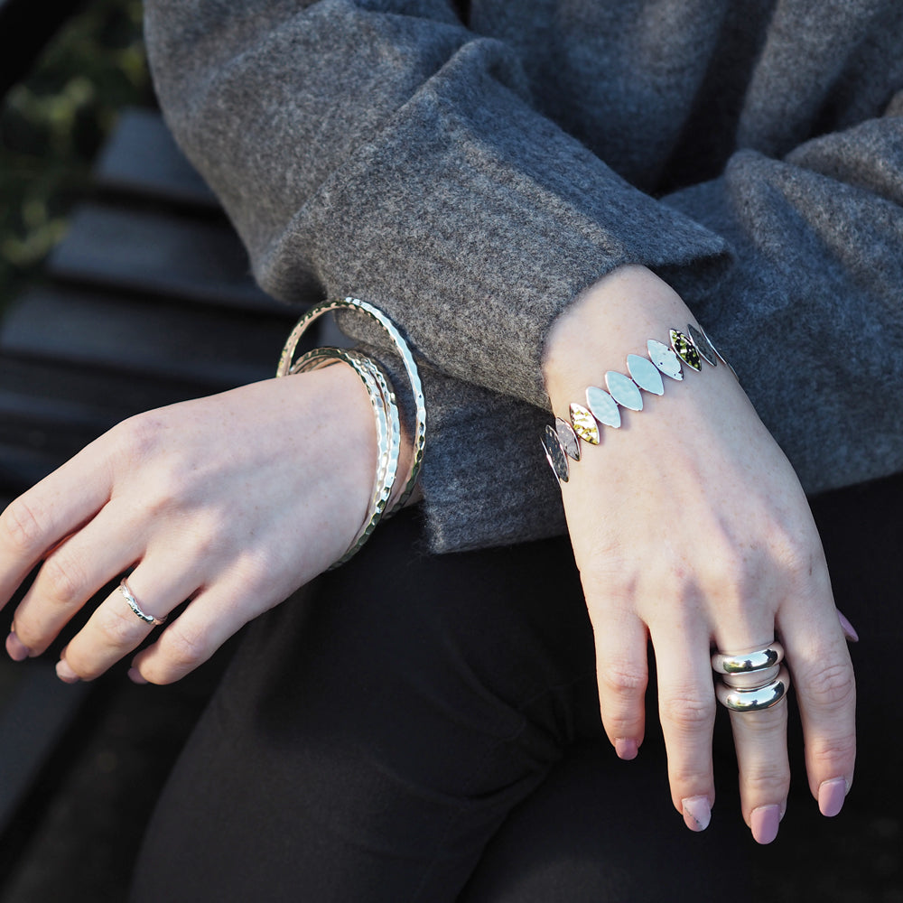 Roma Ava Hammered Bracelet