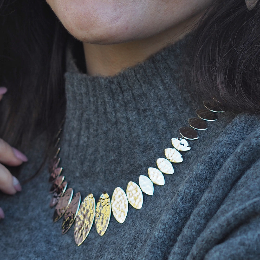 Roma Ava Hammered Necklace